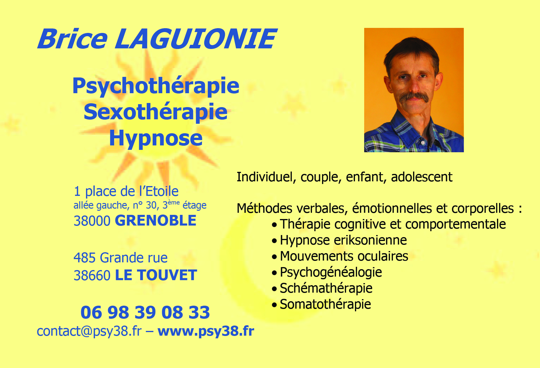 Brice Laguionie - Psychothérapie Sexologue Hypnose