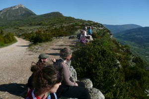 falaises groupe contemplation