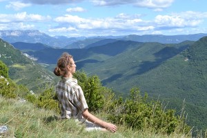 méditation contemplation nature montagne